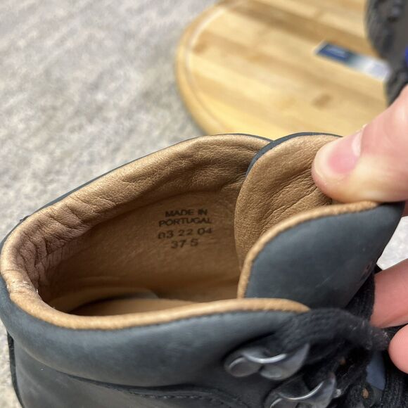 NEW Birkenstock Jackson Black Nubuck Leather Boots Women Size 37 US 6 Narrow Fit - Picture 7 of 9